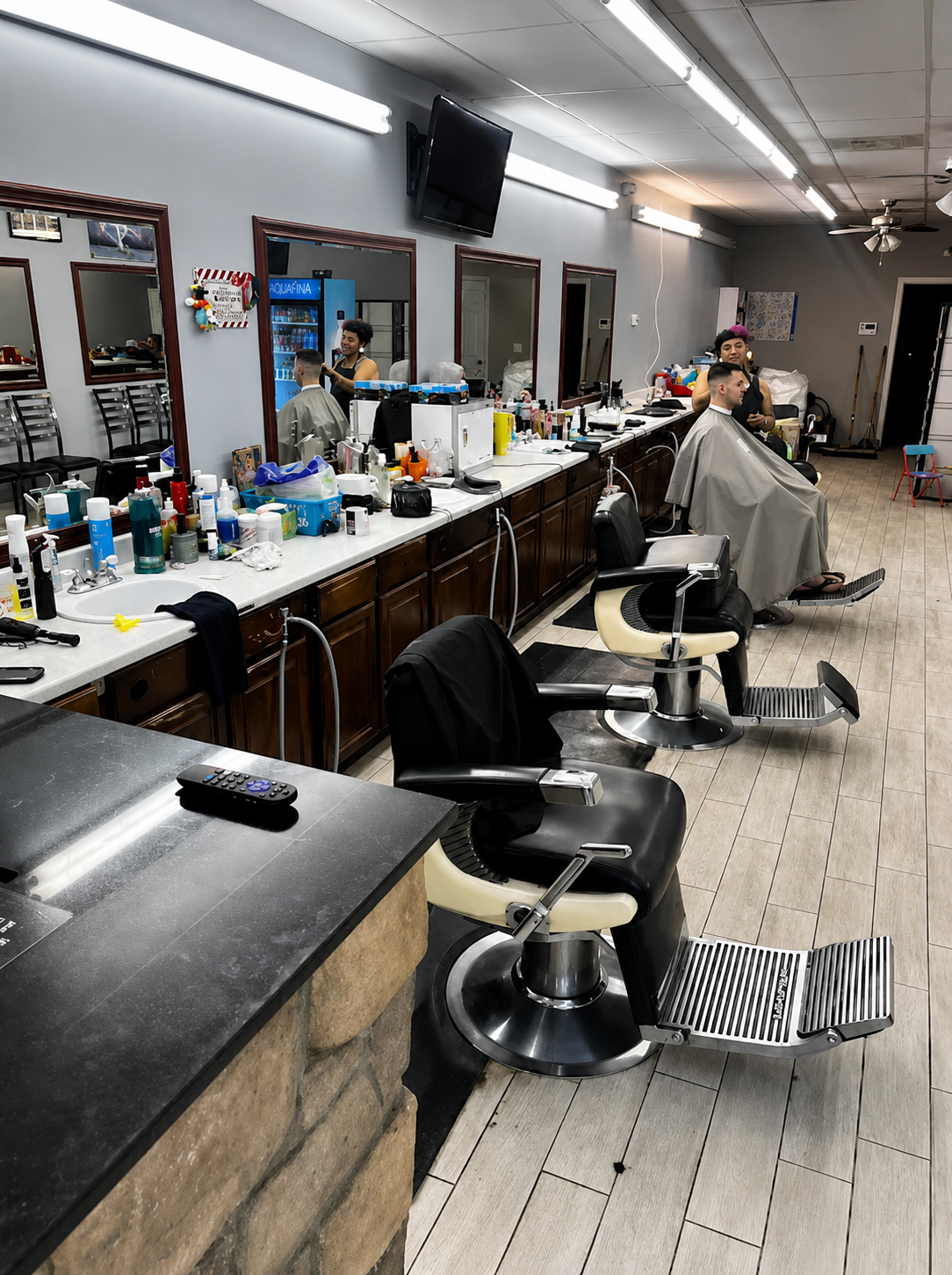 Aftershave Barbershop storefront in Glendale